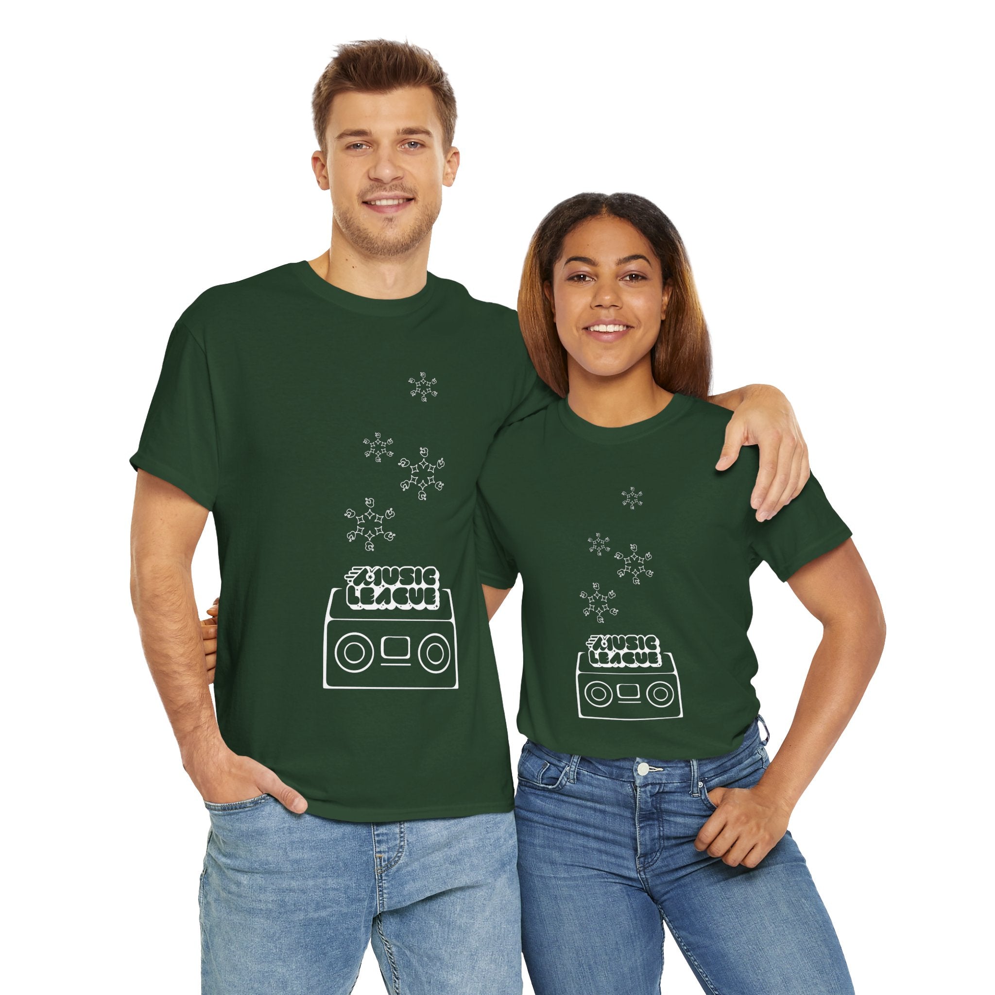 Retro Holiday Heavy Cotton T-shirt, Gildan, Unisex