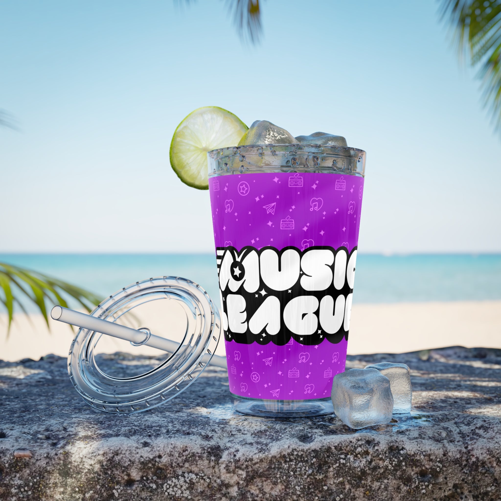 16oz Tumbler with Straw