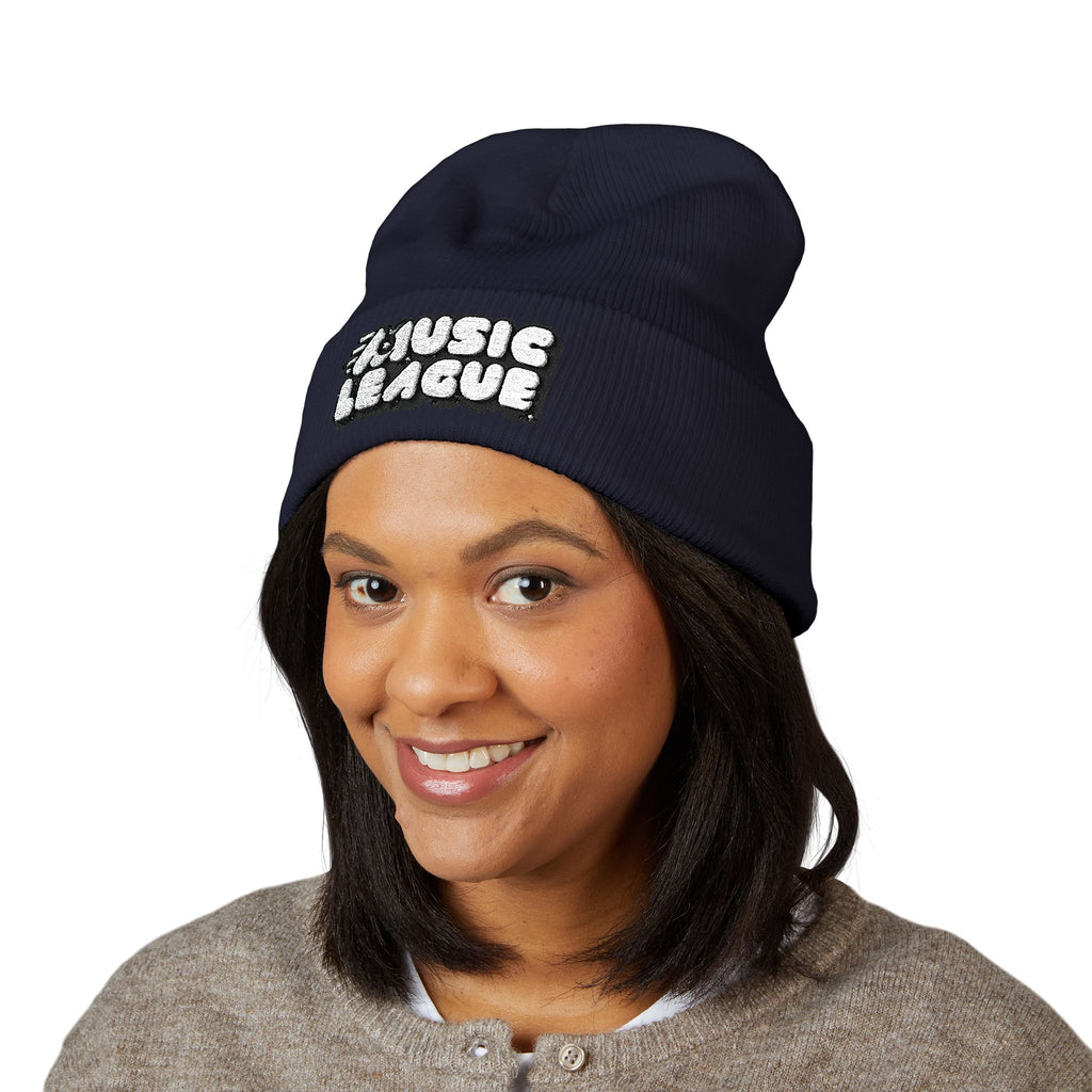 Embroidered Cuffed Beanie